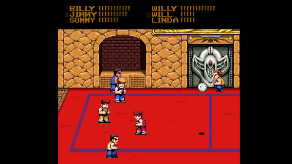 Скриншот из Double Dragon Dodgeball