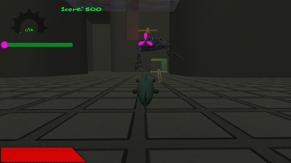 Screenshot z Fishy Dungeon Delving