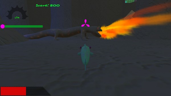 Screenshot z Fishy Dungeon Delving