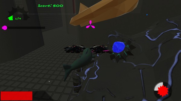 Screenshot z Fishy Dungeon Delving