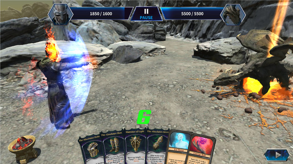 Screenshot z Moonlight Warrior