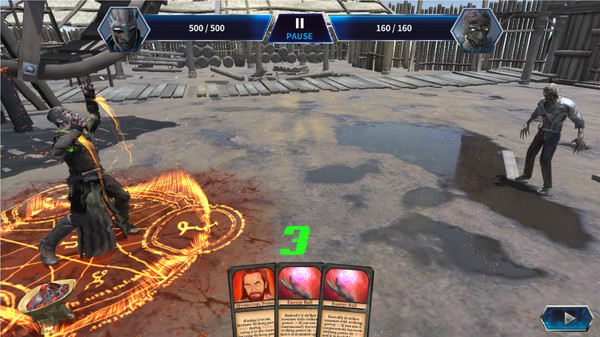 Screenshot z Moonlight Warrior