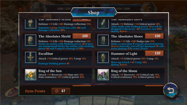 Screenshot z Moonlight Warrior