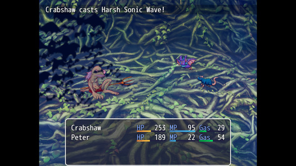 Screenshot z Vengeful Bat Dungeon Crawler