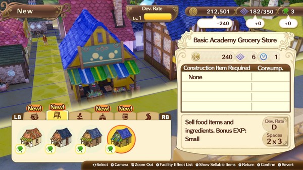 Nelke & the LA: Facility Pack: Mana Khemia