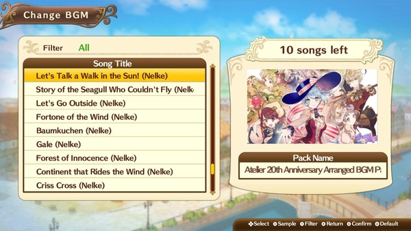Nelke & the LA: Atelier 20th Anniversary Arranged BGM Pack