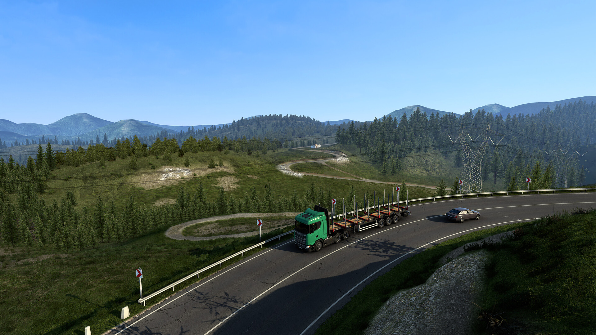 Euro Truck Simulator 2 - Road to the Black Sea gameplay screenshot 2