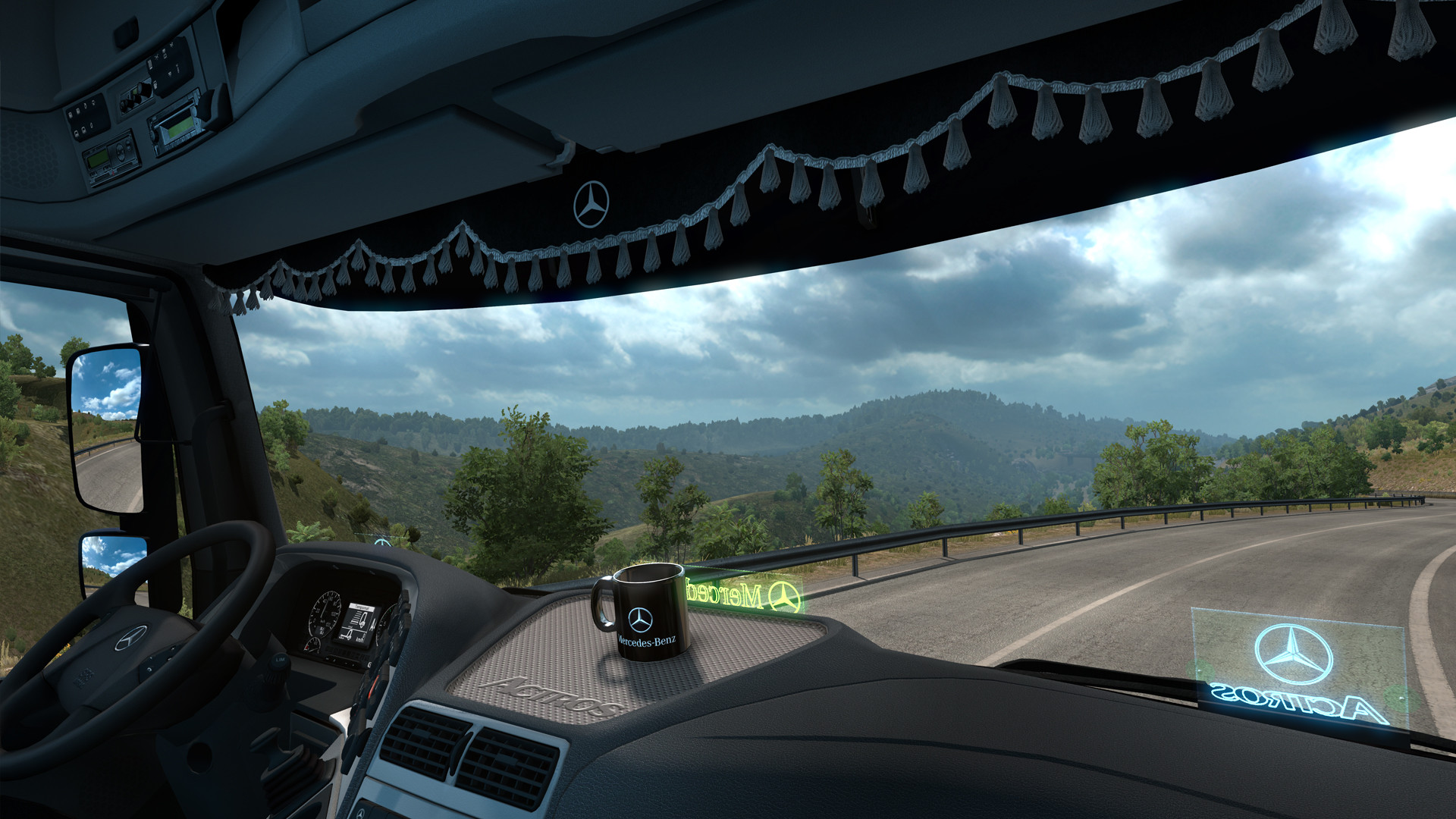 Euro Truck Simulator 2 - Actros Tuning Pack gameplay screenshot 3