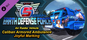 EARTH DEFENSE FORCE 5 - Air Raider Vehicle: Caliban Armored Ambulance Joyful Marking