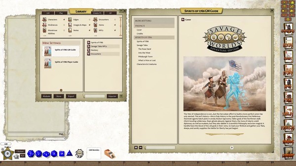 Fantasy Grounds - Savage Worlds Adventure Edition: MiniSettings (SWADE)