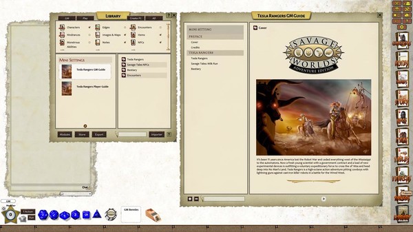 Fantasy Grounds - Savage Worlds Adventure Edition: MiniSettings (SWADE)