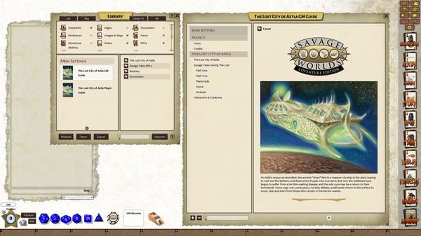 Fantasy Grounds - Savage Worlds Adventure Edition: MiniSettings (SWADE)