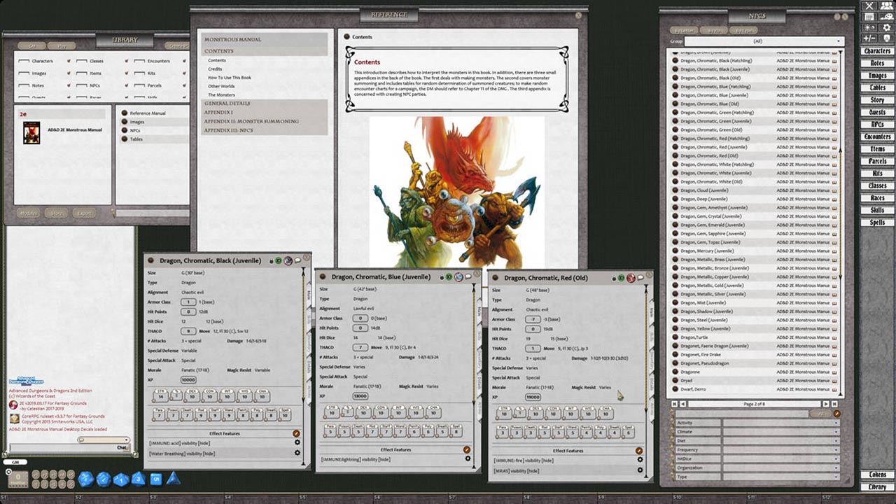 Fantasy Grounds - D&D Classics: Monstrous Manual (2E) Featured Screenshot #1