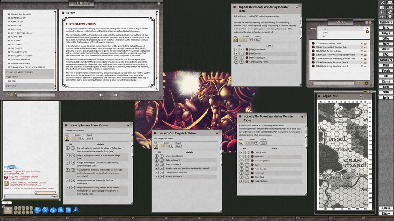 Fantasy Grounds - D&D Classics: N1 Against the Cult of the Reptile God (2E) Featured Screenshot #1