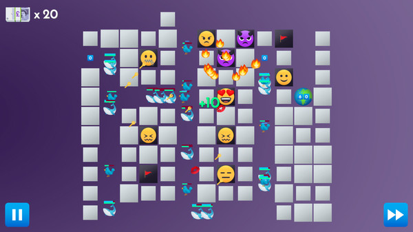 Screenshot z Emoji TD