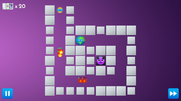 Screenshot z Emoji TD