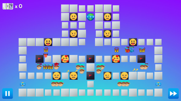 Screenshot z Emoji TD