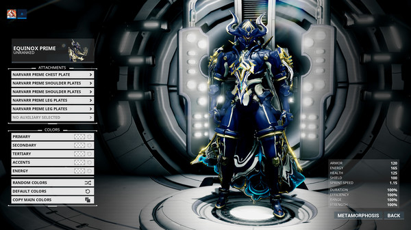 Warframe Equinox Prime Access: Mend & Maim Pack