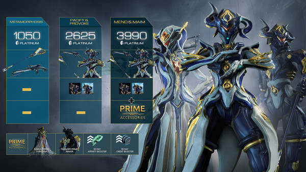 Warframe Equinox Prime Access: Mend & Maim Pack