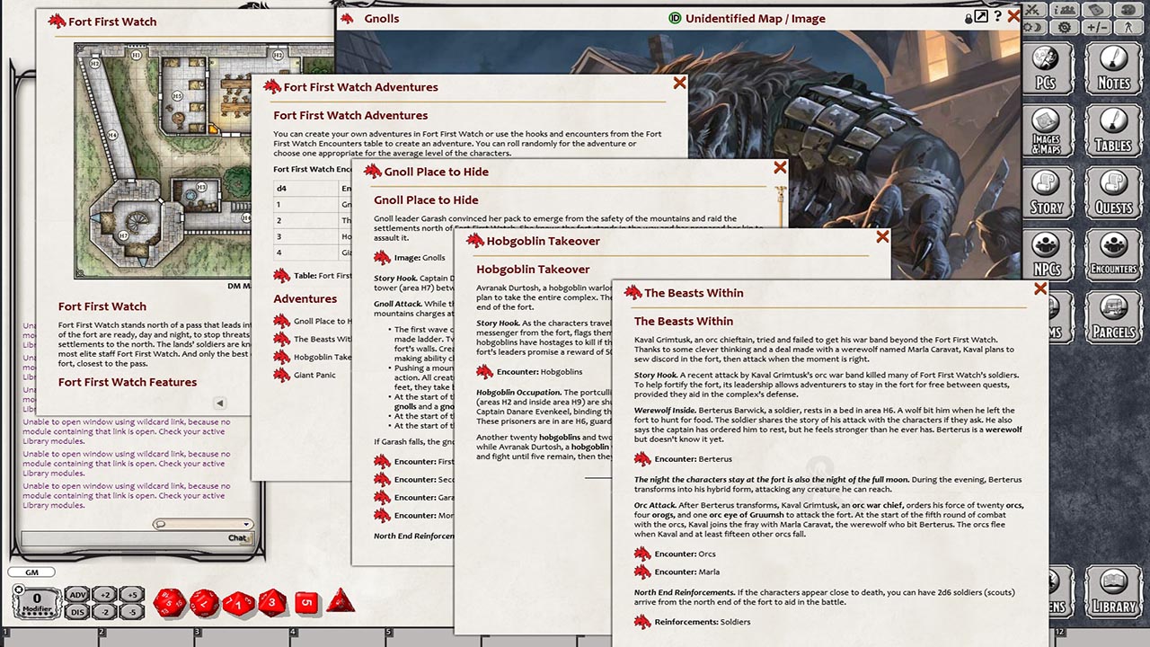 Fantasy Grounds - Dungeons & Dragons Tactical Maps: Adventure Atlas Featured Screenshot #1