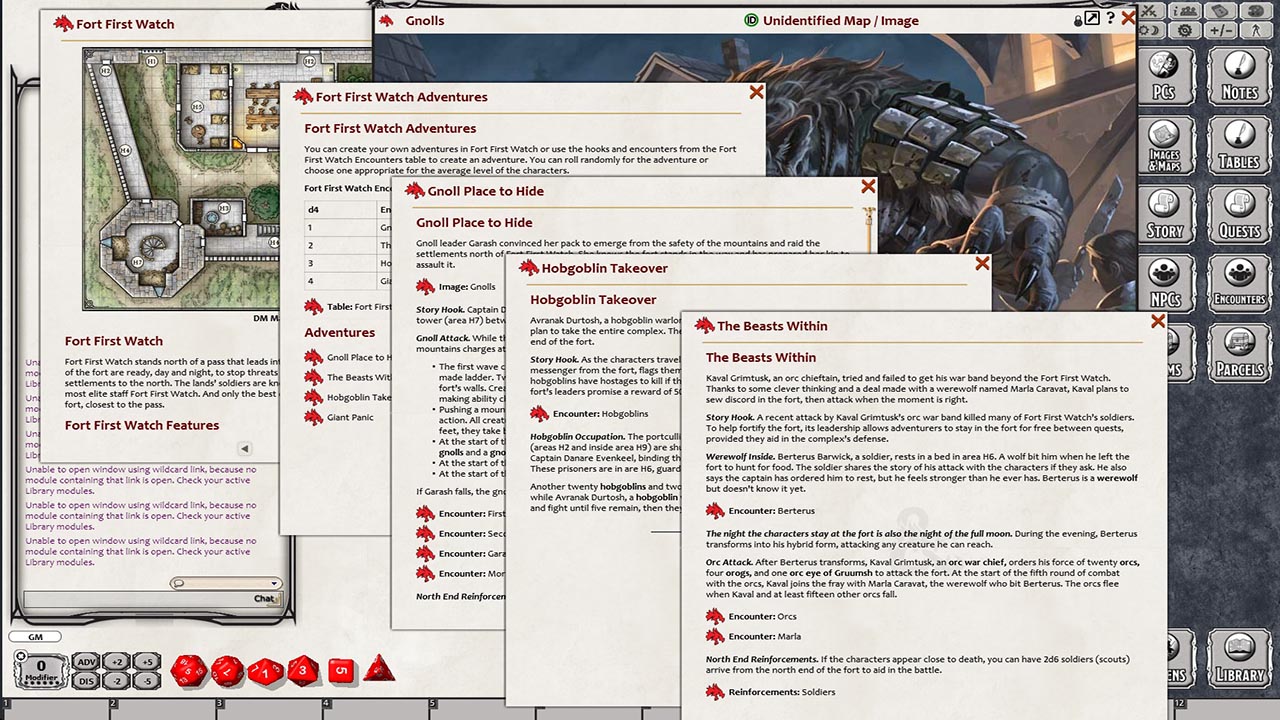 Fantasy Grounds - Dungeons & Dragons Tactical Maps: Adventure Atlas screenshot 1
