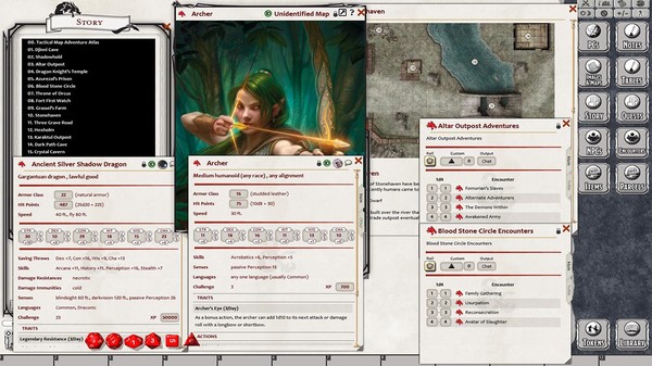 Fantasy Grounds - Dungeons & Dragons Tactical Maps: Adventure Atlas