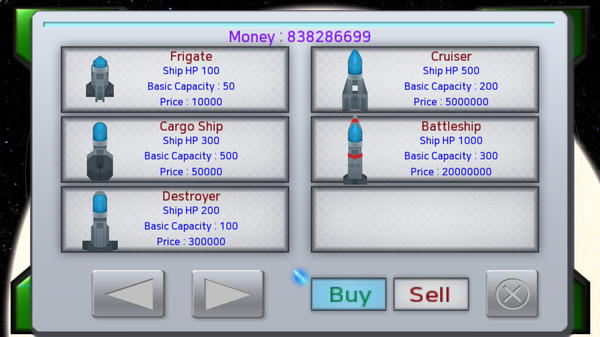 Screenshot z Space Trade Fleet 1.5 Screenshot z Space Trade Fleet 1.5
