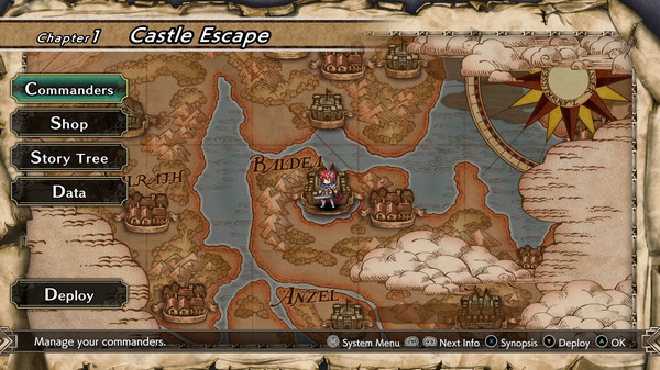 Screenshot z Langrisser I & II