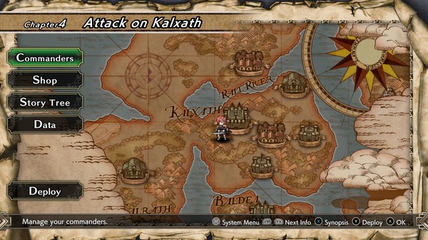 Screenshot z Langrisser I & II