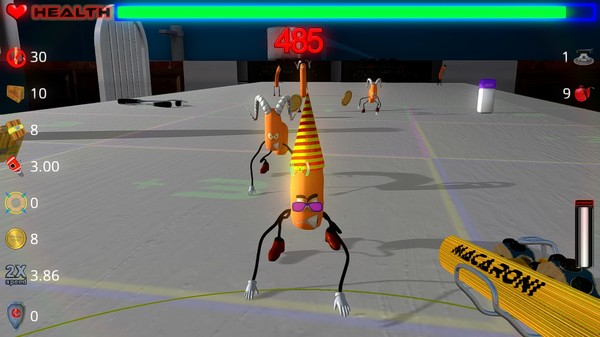 Screenshot z Die, zombie sausage, die!