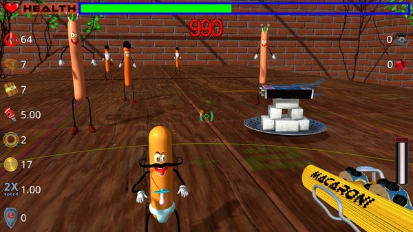 Die, zombie sausage, die! screenshot 6