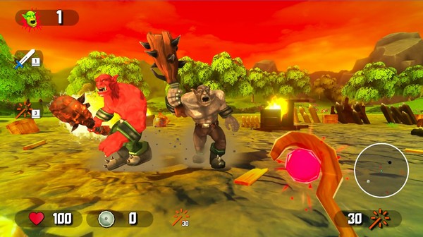 Screenshot z Orc Raid