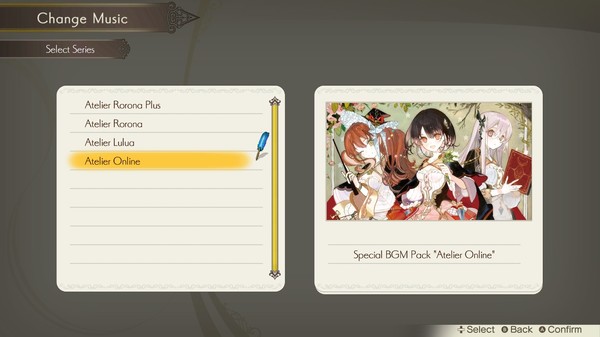 Atelier Lulua: Special BGM Pack "Atelier Online"