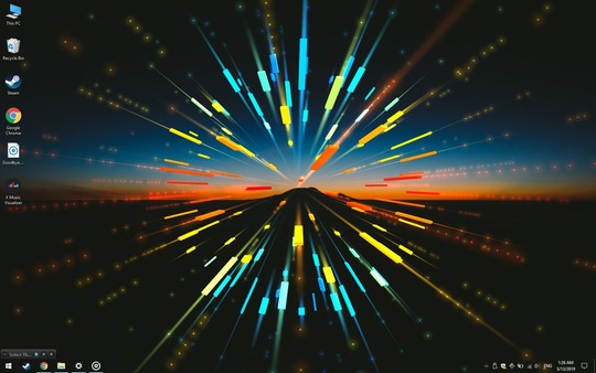 Screenshot z XMusicVisualizer