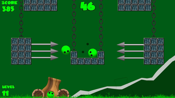 Screenshot z Peas Adventure