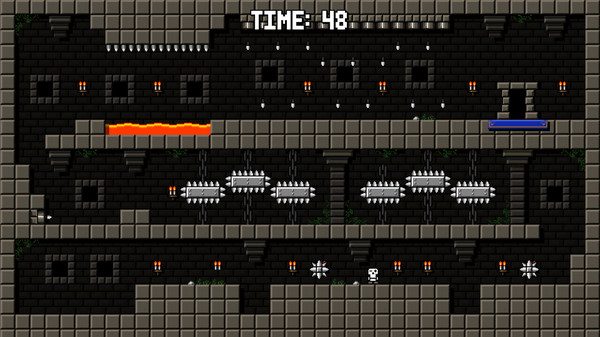 Screenshot z Castle Of Pixel Skulls