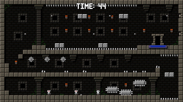 Screenshot z Castle Of Pixel Skulls