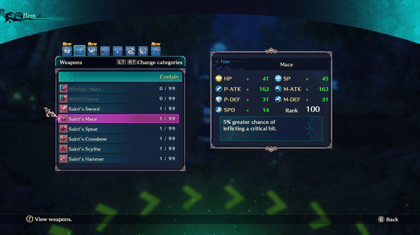 Dragon Star Varnir High Class All Characters Weapon Set