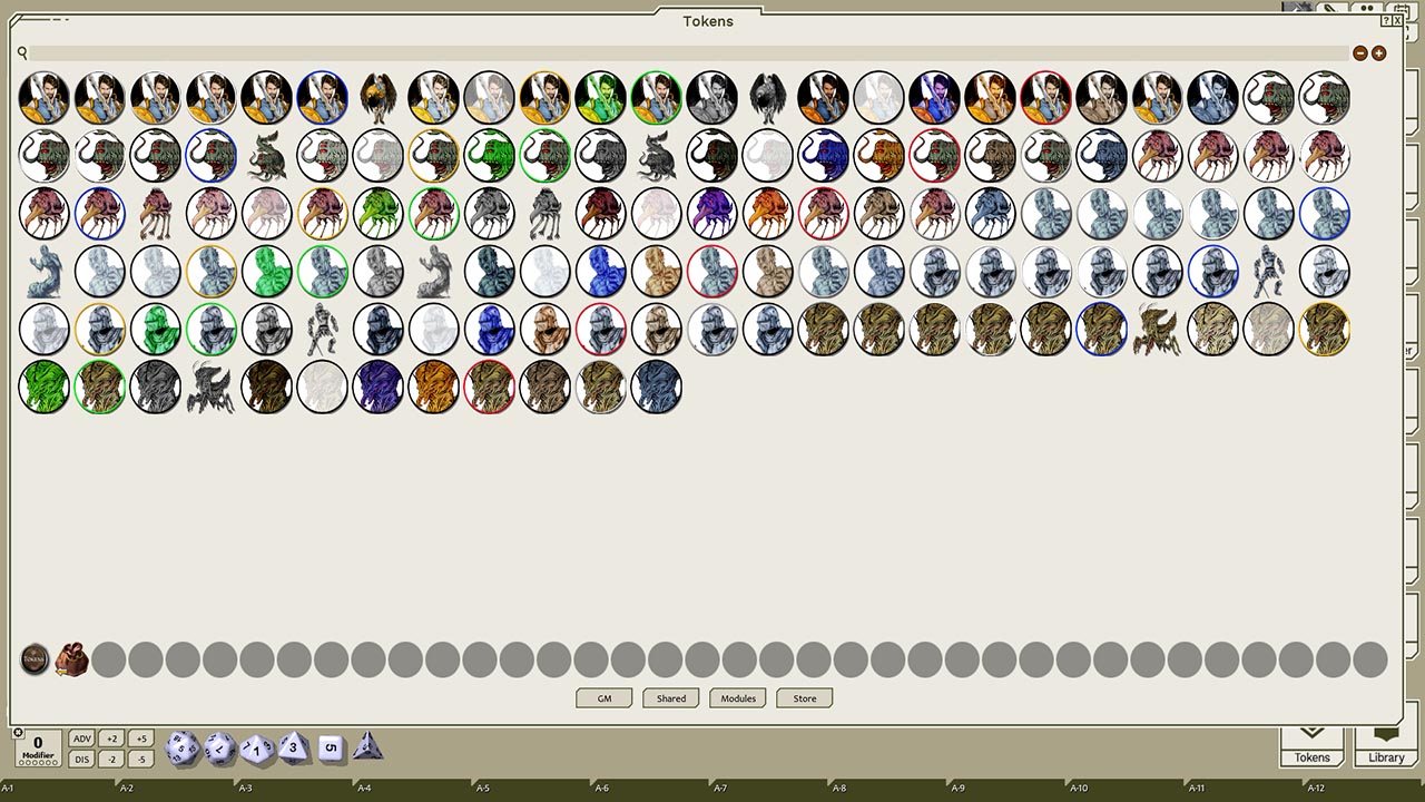 Fantasy Grounds - Creatures A-Z, Volume 9 (Token Pack) Featured Screenshot #1