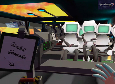 Screenshot z SpaceEscapeVR