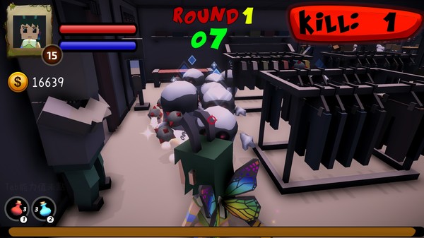 Screenshot z Xiu's SuperMarket