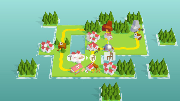 Screenshot z Puzzle Pelago - A Drag & Drop Economy
