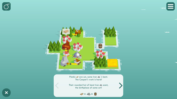 Screenshot z Puzzle Pelago - A Drag & Drop Economy