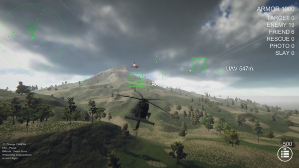 Screenshot z Gunship Recon