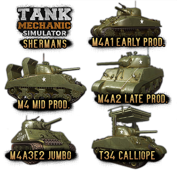 后勤模拟器：雪曼 Tank Mechanic Simulator - Shermans DLC【攻略 评测 史低】_杉果游戏