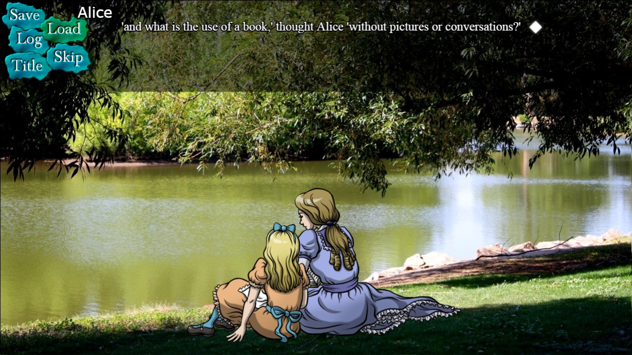 BRG's Alice in Wonderland Visual Novel Featured Screenshot #1