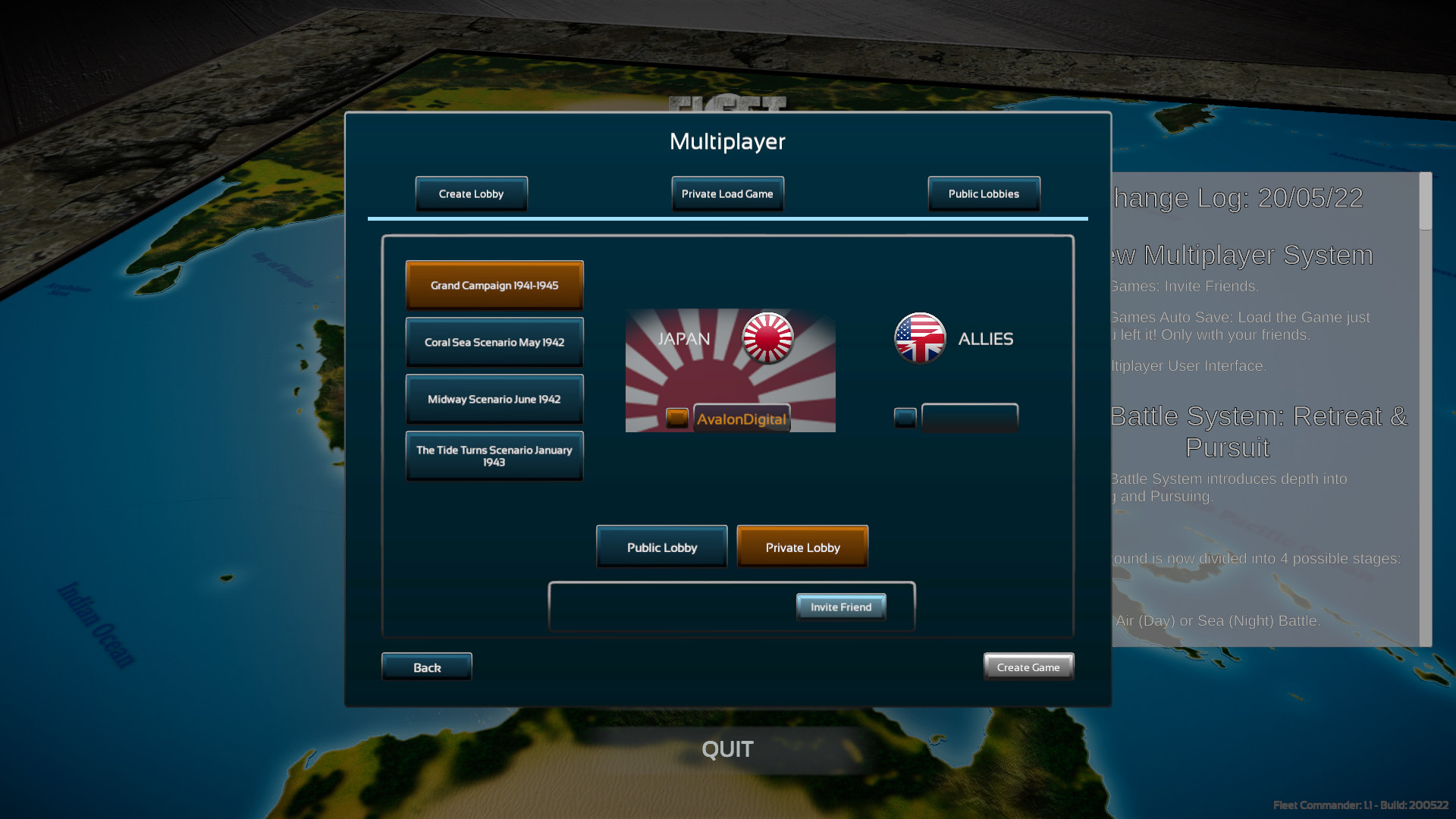 Fleet Commander: Pacific screenshot #20