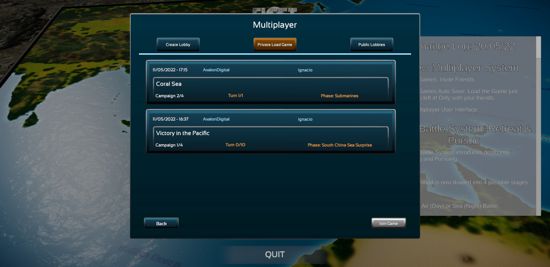 Fleet Commander: Pacific screenshot #17