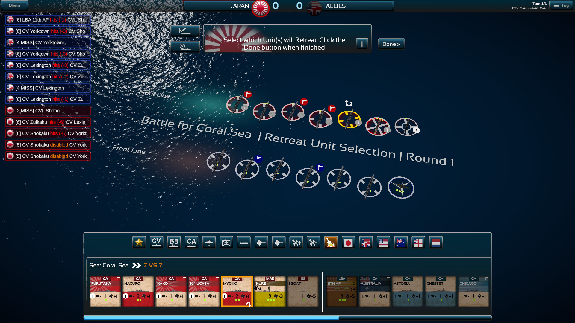 Fleet Commander: Pacific screenshot #2