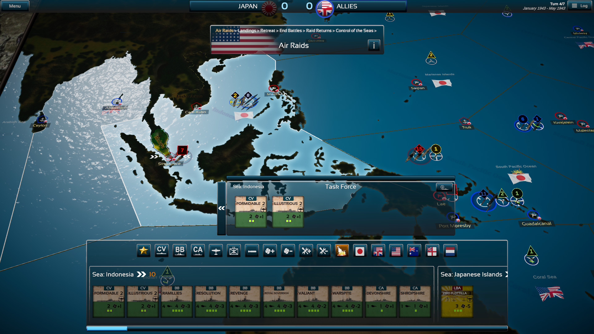 Fleet Commander: Pacific screenshot #1